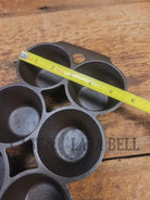 Beautiful Griswold 6 Cup Muffin/Popover Pan 6141 Variation 4 Rarity 3 - Bakeware