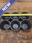 Beautiful Griswold 6 Cup Muffin/Popover Pan 6141 Variation 4 Rarity 3 - Bakeware
