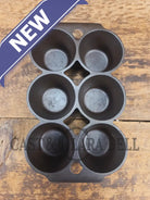 Beautiful Griswold 6 Cup Muffin/Popover Pan 6141 Variation 4 Rarity 3 - Bakeware