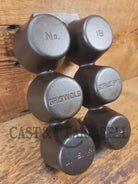 Beautiful Griswold 6 Cup Muffin/Popover Pan 6141 Variation 4 Rarity 3 - Bakeware