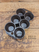 Beautiful Griswold 6 Cup Muffin/Popover Pan 6141 Variation 4 Rarity 3 - Bakeware