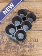 Beautiful Griswold 6 Cup Muffin/Popover Pan 6141 Variation 4 Rarity 3 - Bakeware