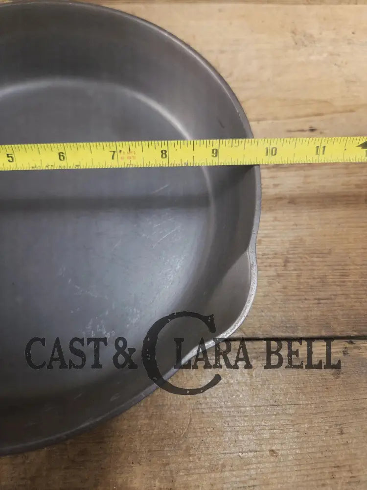 Beautiful! Griswold #7 Skillet with Large Block Logo and Smooth Bottom 701 D. Restored and Ready to Use! SC24