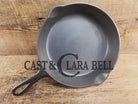 Beautiful! Griswold #7 Skillet with Large Block Logo and Smooth Bottom 701 D. Restored and Ready to Use! SC24