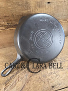 Beautiful! Griswold #7 Skillet with Large Block Logo and Smooth Bottom 701 J. Almost perfect! Skillet