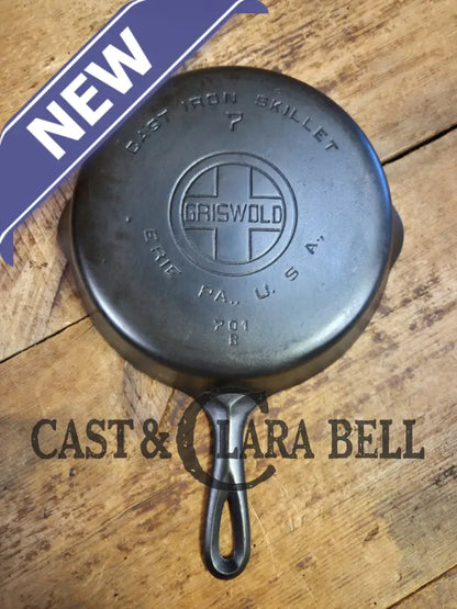 Beautiful! Griswold #7 Skillet with Large Block Logo and Smooth Bottom 701 J. Almost perfect! (Copy) Skillet