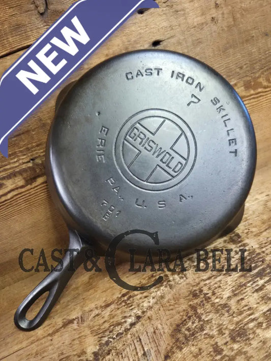 Beautiful! Griswold #7 Skillet with Large Block Logo and Smooth Bottom 701 J. Almost perfect! (Copy) Skillet
