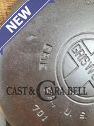 Beautiful! Griswold #7 Skillet With Large Block Logo And Smooth Bottom 701. Restored Ready To Use!