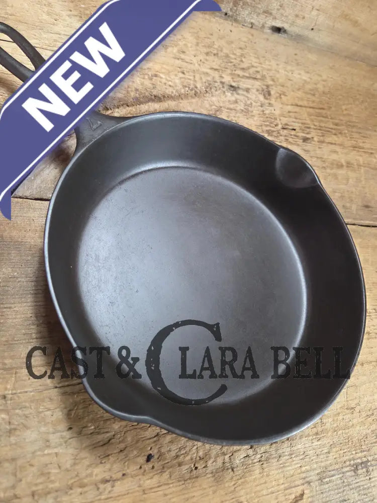 Beautiful! Griswold #7 Skillet with Large Block Logo and Smooth Bottom 701. Restored and Ready to Use! Skillet
