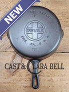 Beautiful! Griswold #7 Skillet With Large Block Logo And Smooth Bottom 701. Restored Ready To Use!