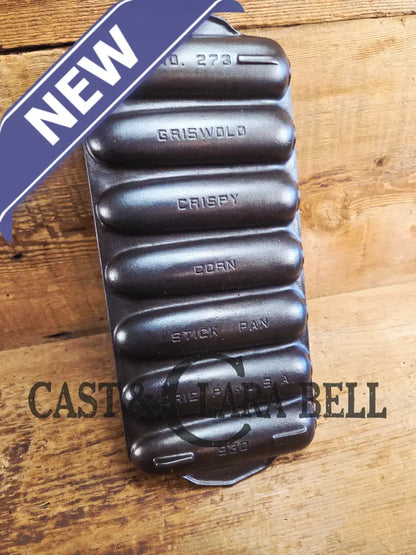 Beautiful Griswold No. 273 Crispy Corn Stick Pan p/n 930. Great gift idea or a perfect gift for you! Restored and Ready