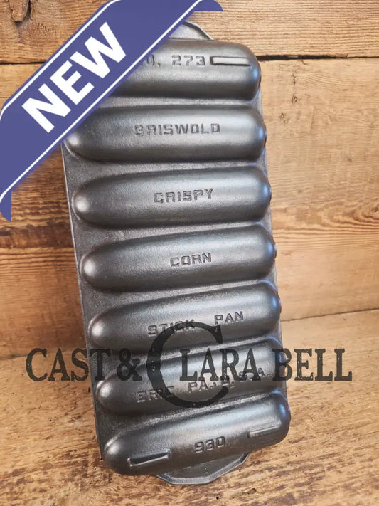 Beautiful Griswold No. 273 Crispy Corn Stick Pan p/n 930. Great gift idea or a perfect gift for you! Restored and Ready