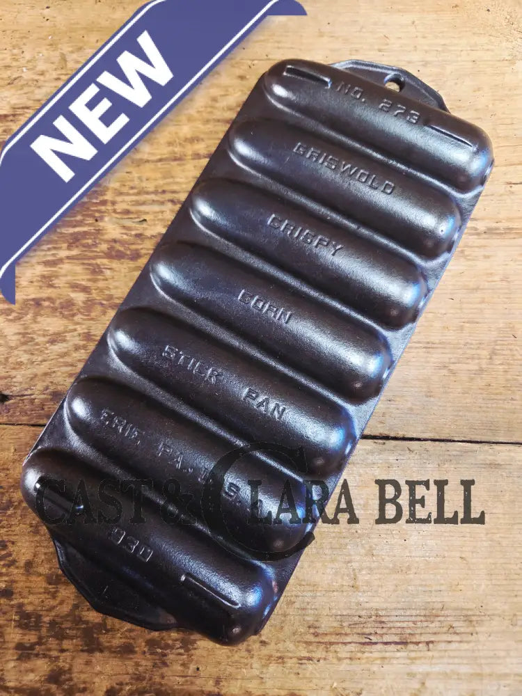Beautiful Griswold No. 273 Crispy Corn Stick Pan p/n 930. Great gift idea or a perfect gift for you! Restored and Ready
