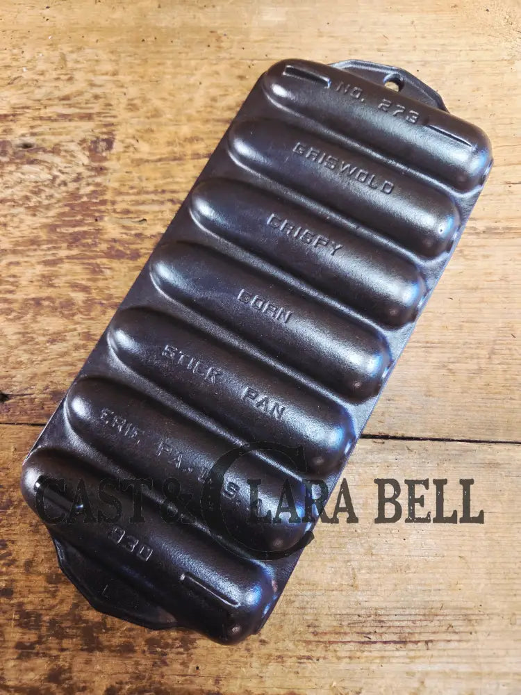Beautiful Griswold No. 273 Crispy Corn Stick Pan p/n 930. Great gift idea or a perfect gift for you! Restored and Ready