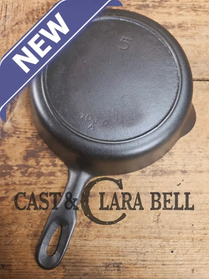 Beautiful! Iron Mountain by Griswold #5 Skillet with Heat Ring 1030 Skillet