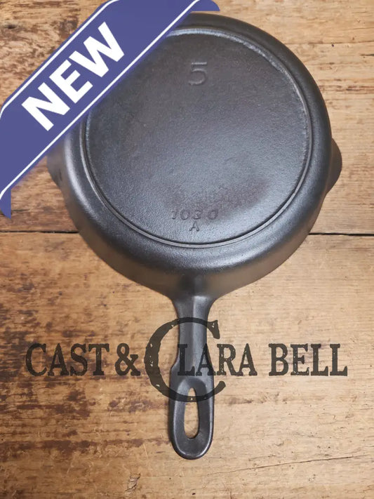 Beautiful! Iron Mountain by Griswold #5 Skillet with Heat Ring 1030 Skillet