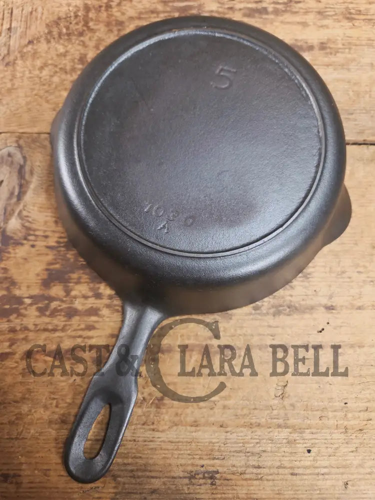 Beautiful! Iron Mountain by Griswold #5 Skillet with Heat Ring 1030 Skillet