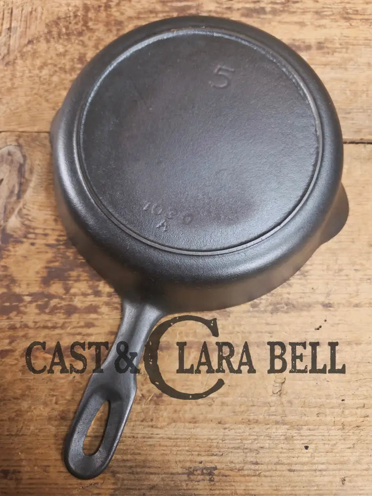 Beautiful! Iron Mountain by Griswold #5 Skillet with Heat Ring 1030 Skillet