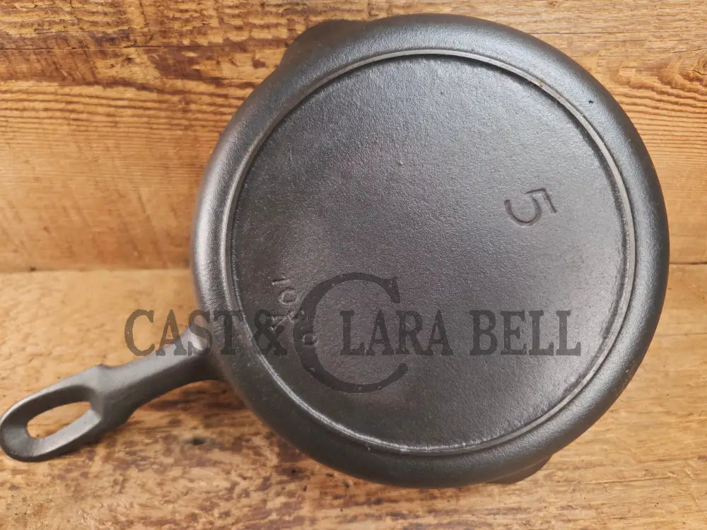 Beautiful! Iron Mountain by Griswold #5 Skillet with Heat Ring 1030 Skillet