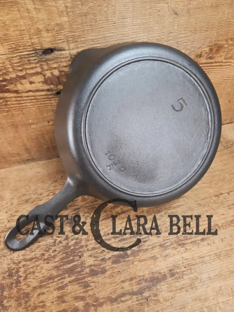 Beautiful! Iron Mountain by Griswold #5 Skillet with Heat Ring 1030 Skillet