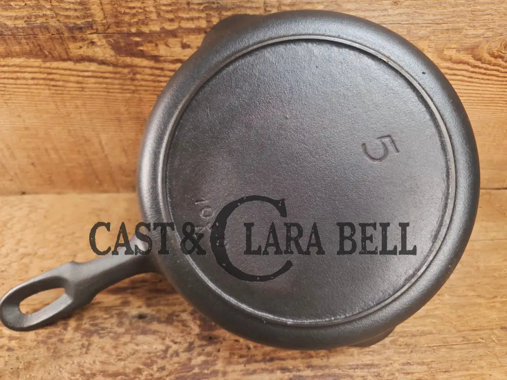 Beautiful! Iron Mountain by Griswold #5 Skillet with Heat Ring 1030 Skillet