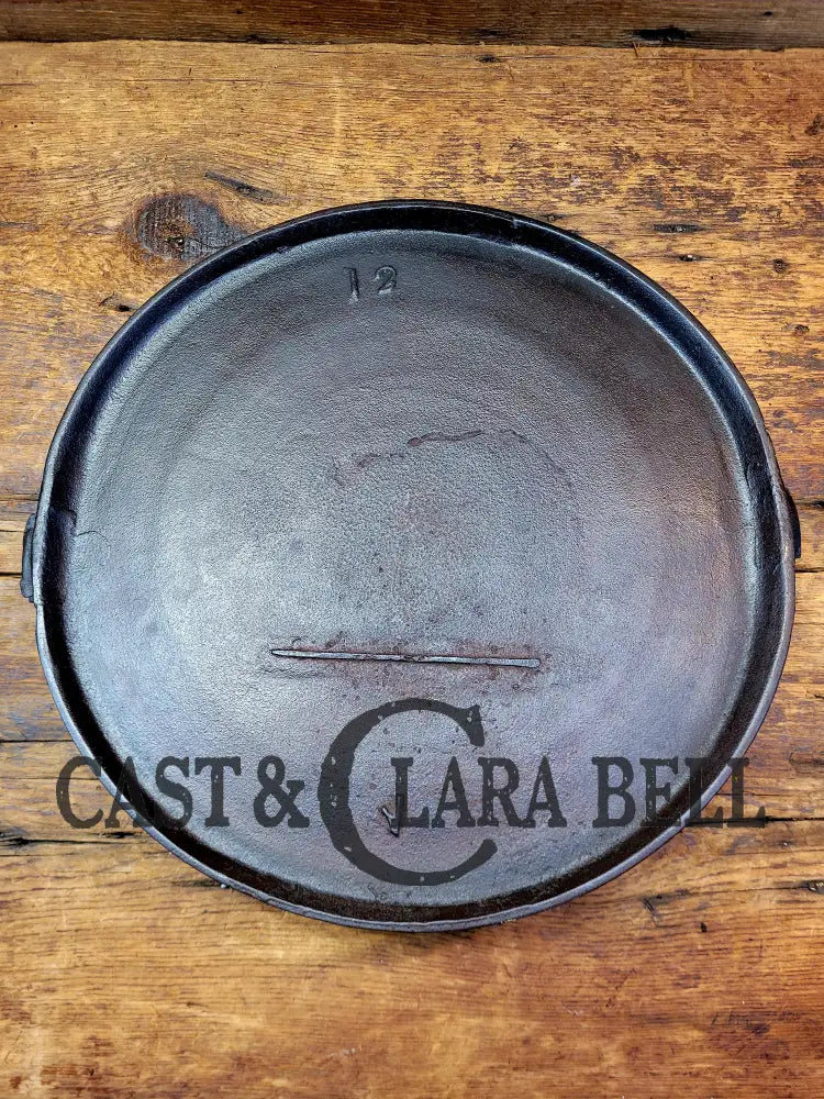 Beautiful Late 1800’S Gate Marked Bailed Griddle. Great For Pizzas Pancakes Or Omelettes On The