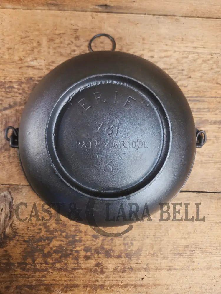 Beautiful late 1800’s Griswold ERIE (#781) candy kettle. Hard to find GORGEOUS collector’s piece Dutch Ovens Trivets &