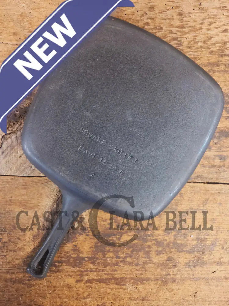 Beautiful later series Wagner Square Skillet Fully Restored and Ready to Go. Perfect for breakfasts frying and