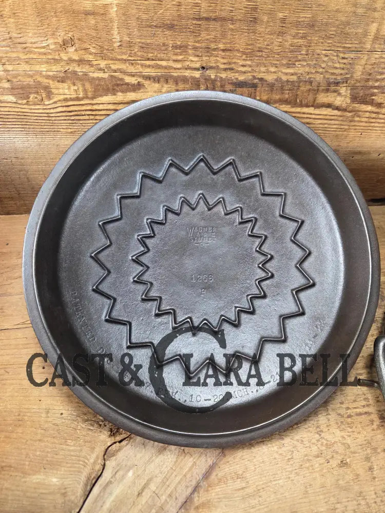 Beautiful mid-Century fully restored WagnerWare #8 Dutch Oven Sawtooth drip style lid 1268. Perfect for soups breads or