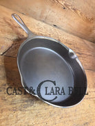 Beautiful patina! 1920’s Griswold #8 Skillet with Large Block Logo and Smooth Bottom 704 J Skillet