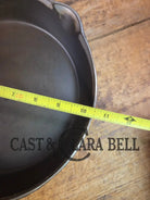 Beautiful patina! 1920’s Griswold #8 Skillet with Large Block Logo and Smooth Bottom 704 J Skillet