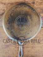 Beautiful patina! 1920’s Griswold #8 Skillet with Large Block Logo and Smooth Bottom 704 N - Skillet