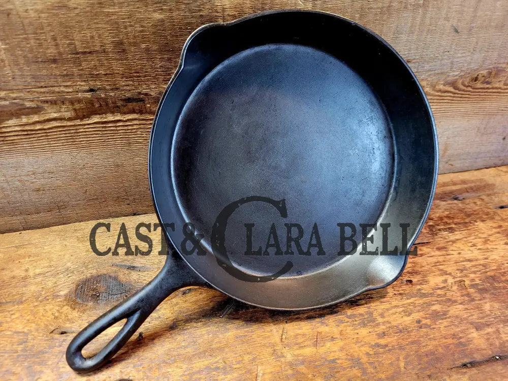 Beautiful Piece! 1920’S Favorite Piqua Miami #8 Cast Iron Skillet With Heat Ring. Collector’s