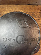 Beautiful Piece! 1920’S Favorite Piqua Miami #8 Cast Iron Skillet With Heat Ring. Collector’s