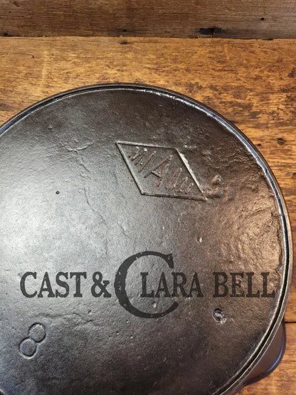 Beautiful Piece! 1920’S Favorite Piqua Miami #8 Cast Iron Skillet With Heat Ring. Collector’s