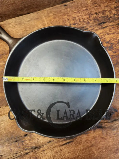 Beautiful Piece! 1920’S Favorite Piqua Miami #9 Cast Iron Skillet With Heat Ring