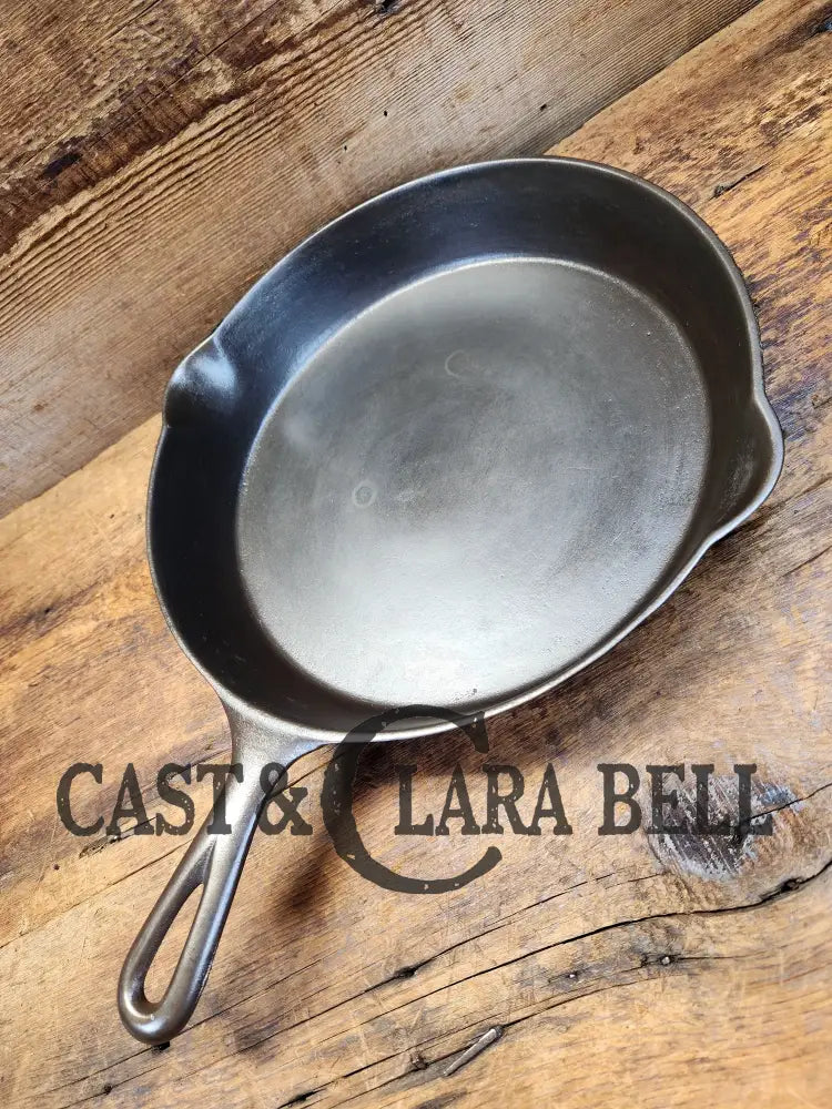 Beautiful Piece! 1920’S Favorite Piqua Miami #9 Cast Iron Skillet With Heat Ring