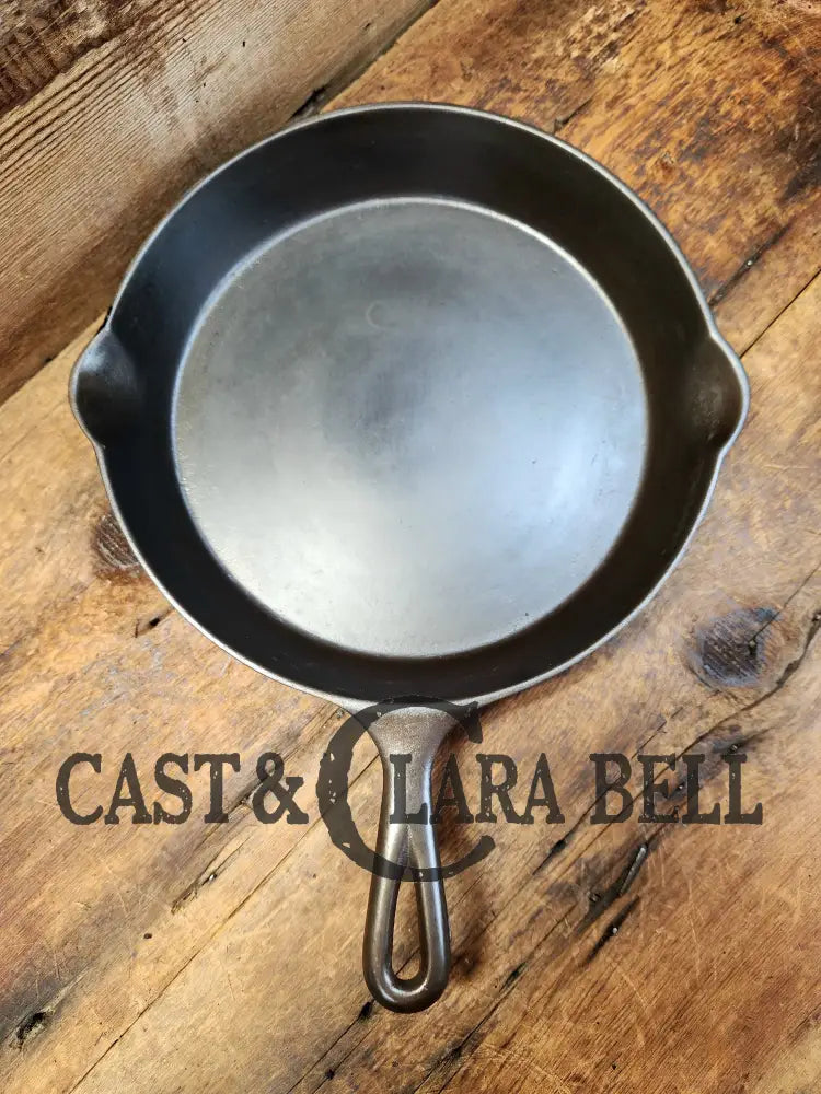 Beautiful Piece! 1920’S Favorite Piqua Miami #9 Cast Iron Skillet With Heat Ring