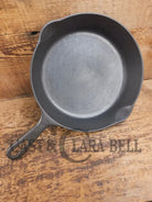 Beautiful Saute Pan! 1940’s Griswold #6 Cast Iron Skillet w/ Small Block Logo Flat Style Handle and Smooth Bottom 699 W