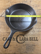 Beautiful Saute Pan! 1940’s Griswold #6 Cast Iron Skillet w/ Small Block Logo Flat Style Handle and Smooth Bottom 699