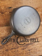 Beautiful Saute Pan! 1940’s Griswold #6 Cast Iron Skillet w/ Small Block Logo Flat Style Handle and Smooth Bottom 699 W