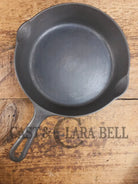 Beautiful Saute Pan! 1940’s Griswold #6 Cast Iron Skillet w/ Small Block Logo Flat Style Handle and Smooth Bottom 699 W