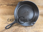 Beautiful Saute Pan! 1940’s Griswold #6 Cast Iron Skillet w/ Small Block Logo Flat Style Handle and Smooth Bottom 699