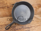 Beautiful Saute Pan! 1940’s Griswold #6 Cast Iron Skillet w/ Small Block Logo Flat Style Handle and Smooth Bottom 699 W