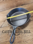 Beautiful Saute Pan! 1940’s Griswold #6 Cast Iron Skillet w/ Small Block Logo Flat Style Handle and Smooth Bottom 699 K