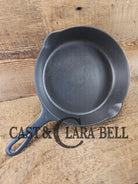Beautiful Saute Pan! 1940’s Griswold #6 Cast Iron Skillet w/ Small Block Logo Flat Style Handle and Smooth Bottom 699 K
