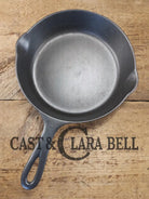 Beautiful Saute Pan! 1940’s Griswold #6 Cast Iron Skillet w/ Small Block Logo Flat Style Handle and Smooth Bottom 699 K