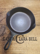 Beautiful Saute Pan! 1940’s Griswold #6 Cast Iron Skillet w/ Small Block Logo Flat Style Handle and Smooth Bottom 699 M