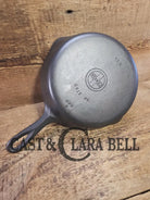 Beautiful Saute Pan! 1940’s Griswold #6 Cast Iron Skillet w/ Small Block Logo Flat Style Handle and Smooth Bottom 699 M
