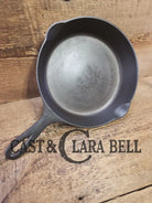 Beautiful Saute Pan! 1940’s Griswold #6 Cast Iron Skillet w/ Small Block Logo Flat Style Handle and Smooth Bottom 699 M